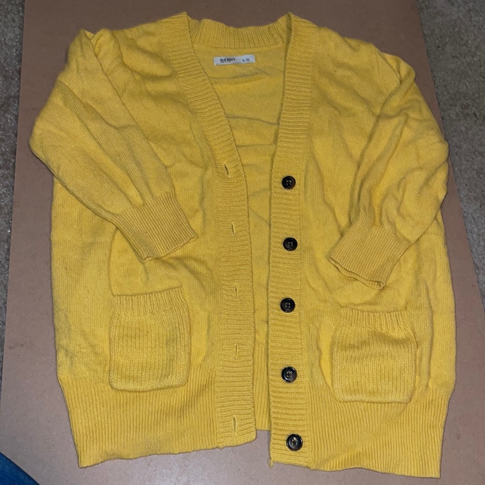 Yellow Old Navy Sweater, Size Large